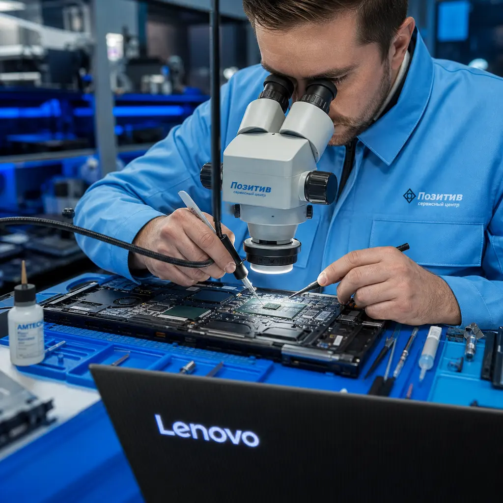Замена видеокарты ноутбука Lenovo в Томилино