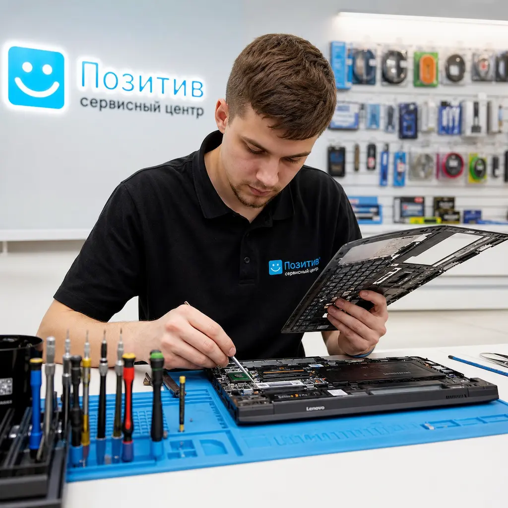 заменить клавиатуру на ноутбуке Lenovo в Томилино