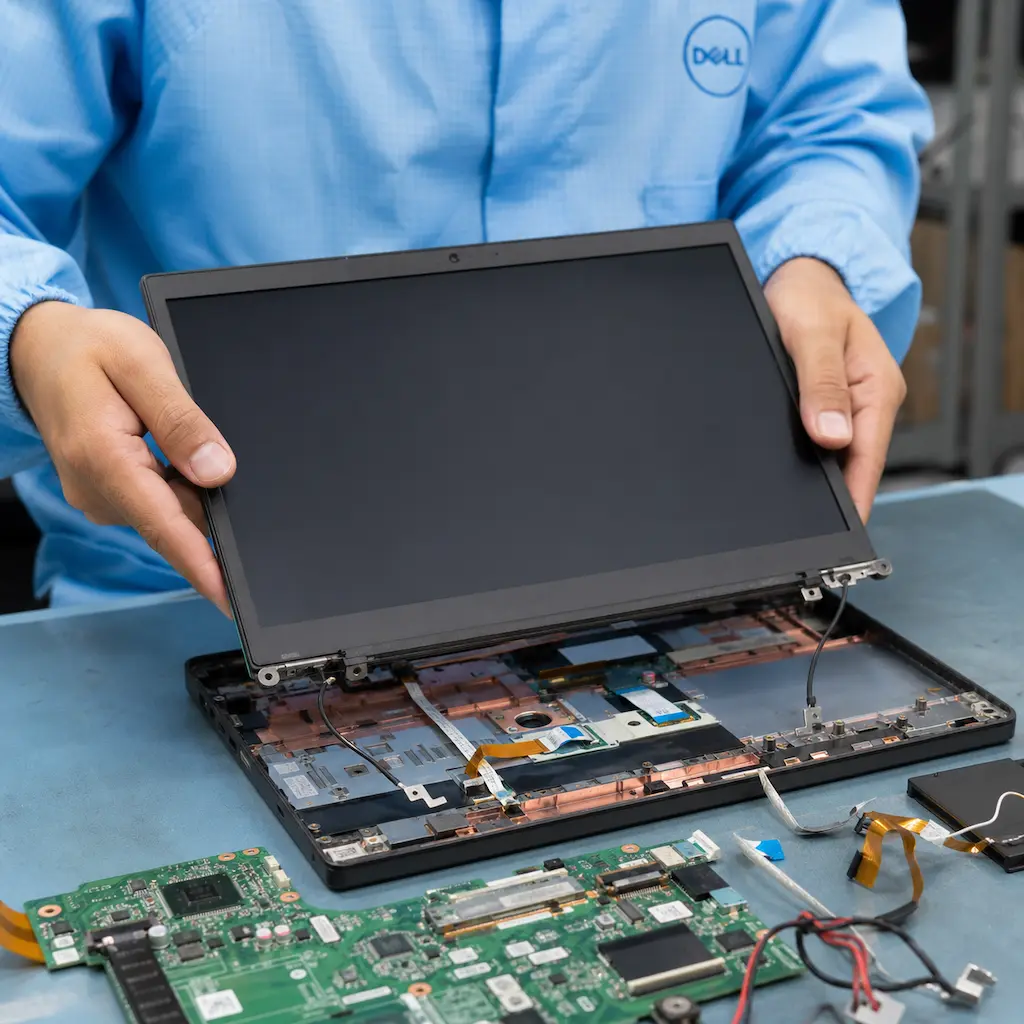 заменить матрицу ноутбука Dell в Томилино