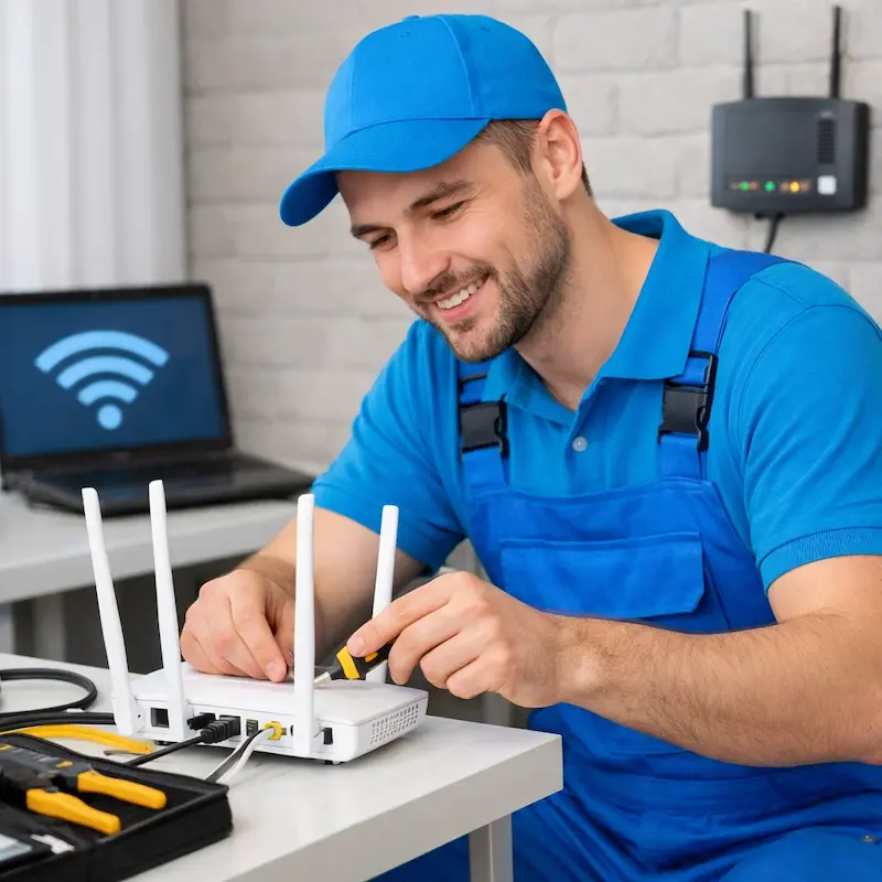 Настройка Wi - Fi в Томилино