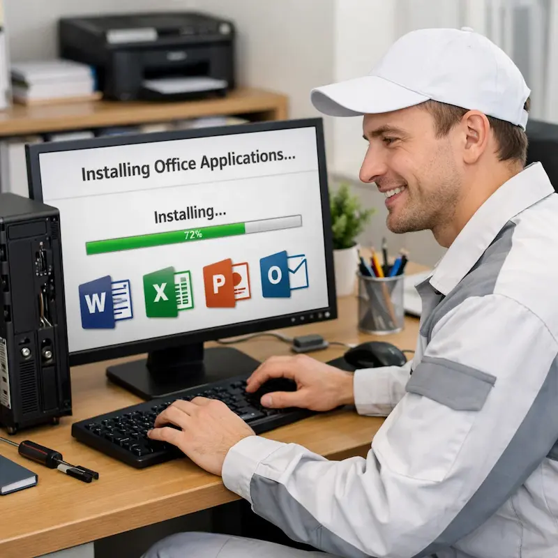 Установка и настройка программ на компьютере в Томилино