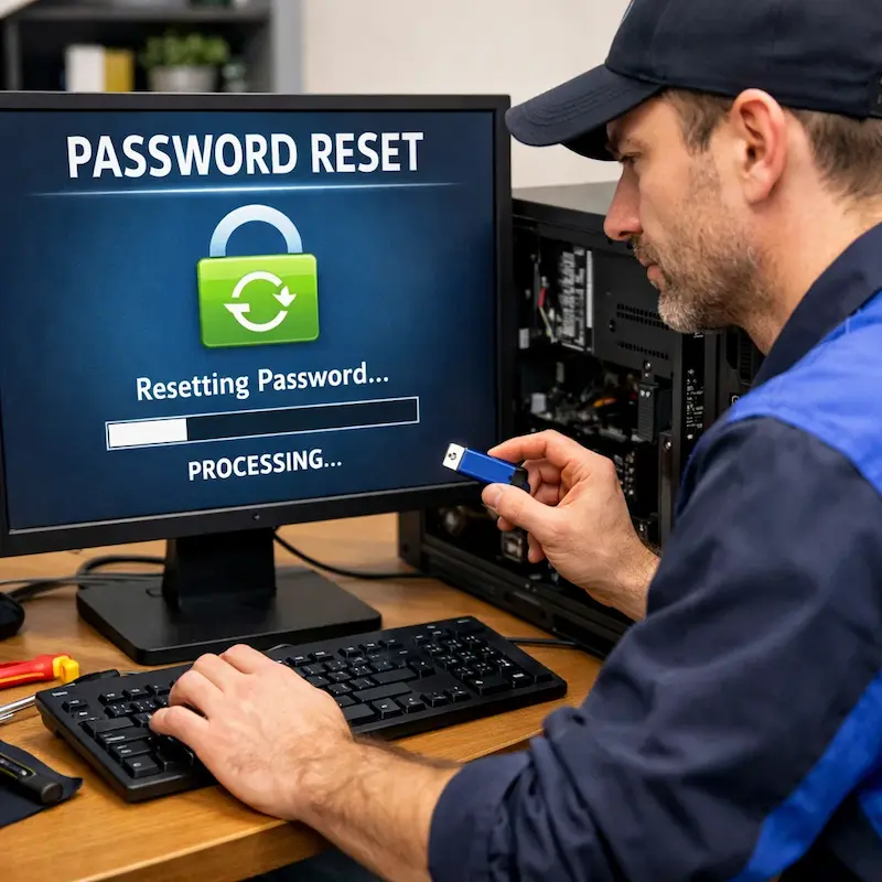 Удаление пароля на компьютере в Томилино