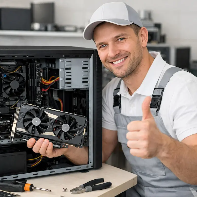 Замена видеокарты ПК в Томилино