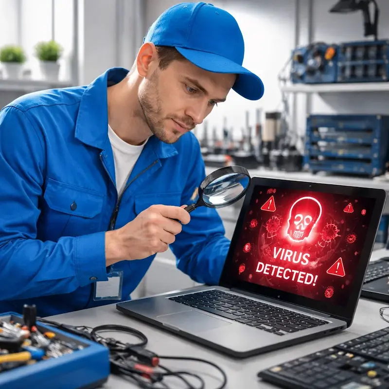 Поиск компьютерных вирусов в Томилино